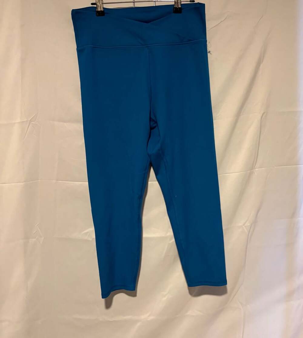 Balance Collection Leggings Size XL Blue Crossover High Rise